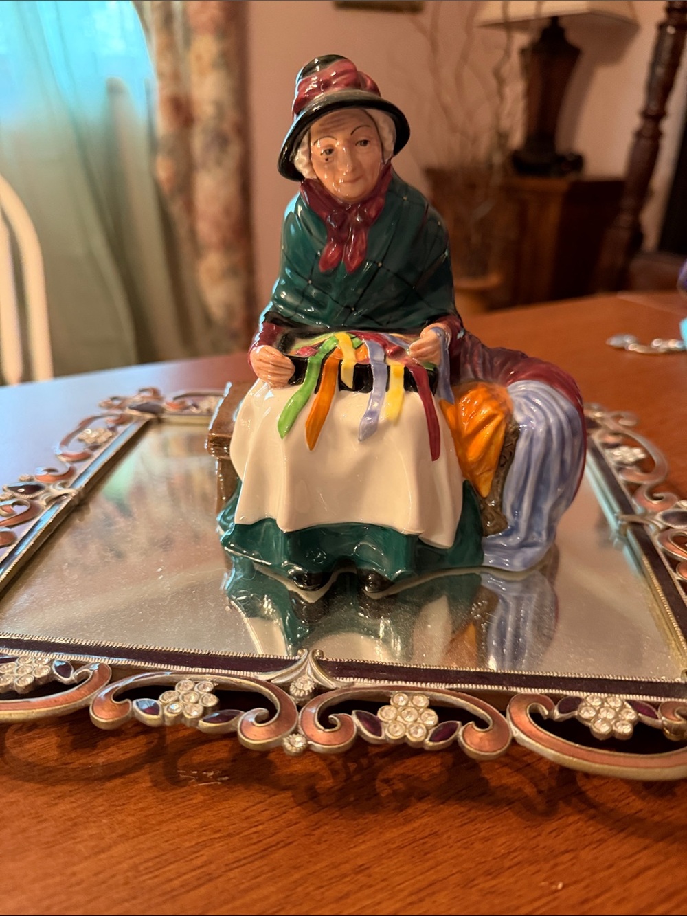 Vintage Royal Doulton “Silks and Ribbons (HN2017)” figurine